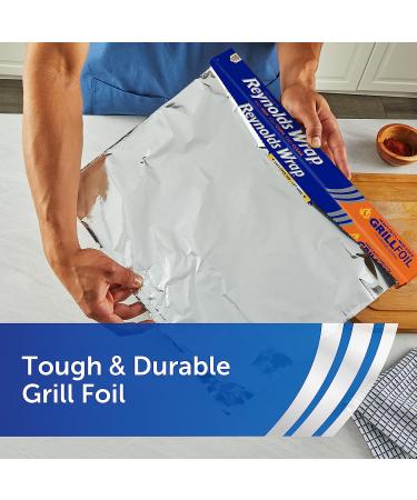 Reynolds Wrap Grill Foil - 37.5 Sq Ft | Durable & Versatile Aluminum Foil for Grilling - Buy Online on GoSupps.com
