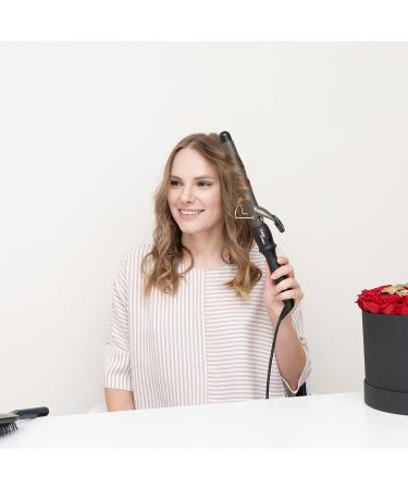 Lizze Ceramic Curling Wand - Ionic Barrel for Thick Hair Curls (1 1/4 inch) | Professional Tenaza Para Ondular El Cabello - International Shipping Available - Buy Online on GoSupps.com