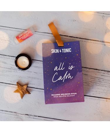 SKIN & TONIC All is Calm 2 Piece Wellbeing Aromatherapy Christmas Skincare Gift Set Calm Balm Naked Lip Balm - Buy Online on GoSupps.com