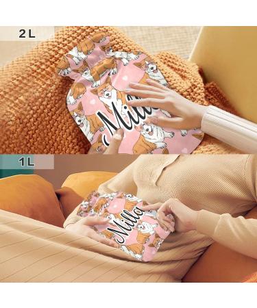 Corgi Hot Water Bottle with Cover 2L - Large Pain Relief for Headaches Neck & Shoulders | International Shipping Available - Buy Online on GoSupps.com