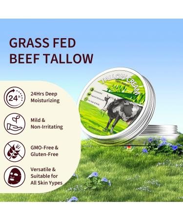 Comfort Beef Tallow Beef Tallow Skincare Cream 100% Organic Grass Fed Beef Tallow for Skin Care Natural Moisturizing Skin Lotion Beef Tallow Moisturizer for Face & Body Sensitive Skin - Buy Online on GoSupps.com