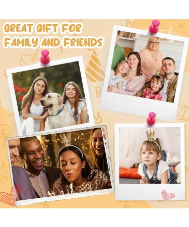 Sibba Shiny Crown Headband Glitter Hairband Crystal Tiaras Rhinestone Headwear Princess Head Band Beautiful Diamonds Queen Hair Accessories Fit Girl Party Decorations Birthday (Gold) - Buy Online on GoSupps.com