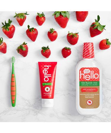 Natural Wild Strawberry Kids Toothpaste | Vegan, SLS Free, ADA Approved | Ages 2 and Up | 4.2 oz (Pack of 4) - Buy Online on GoSupps.com
