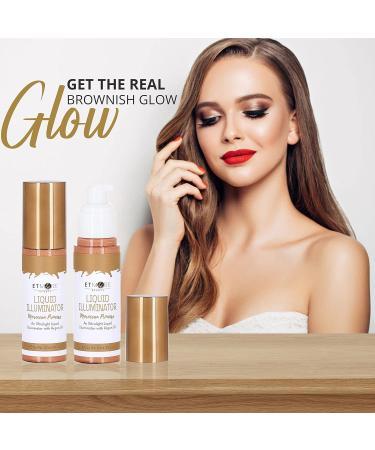 Etmore Radiant Glow Liquid Illuminator with Argan Oil - Natural Luminosity for a Stunning Radiance (Moroccan Princess) - Buy Online on GoSupps.com