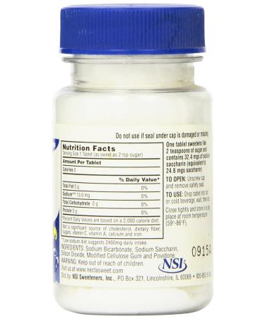 Necta Sweet Sugar Substitute Tablets 1/2 Grain 500 Count Bottle - Buy Online on GoSupps.com