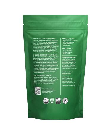 Purity Coffee EASE Dark Roast Low Acid Organic Whole Bean Coffee - USDA Certified Specialty Grade Arabica - 12 oz Bag - Buy Online on GoSupps.com