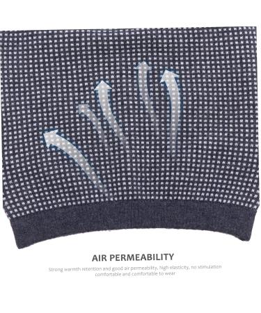 Buy Wool Jacquard Waist Support Belt for Back Pain Relief - Cold Weather Flexible Cashmere XL Grey - Buy Online on GoSupps.com