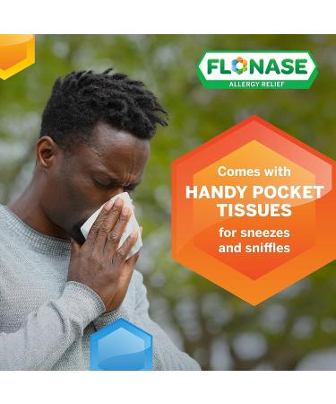 Flonase Allergy Relief Nasal Spray 24 Hour Non-Drowsy Medicine - 144 Sprays (Pack of 2) with Bonus Tissues - 0.62 Fl Oz (Pack of 2) - Buy Online on GoSupps.com