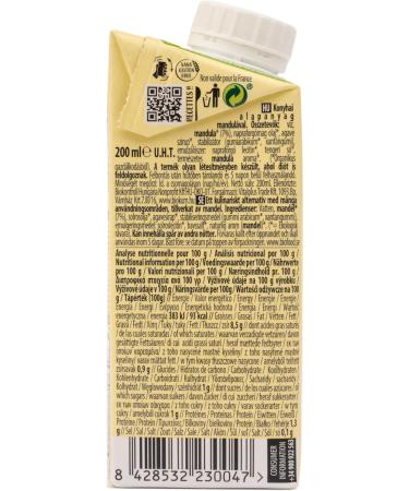 Ecomil Organic Cuisine Chef Almond Cream 200 ml - Buy Online on GoSupps.com