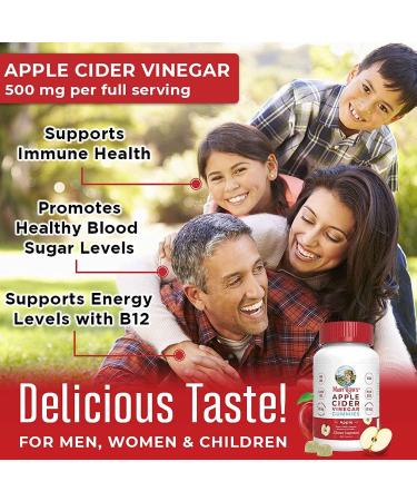 MaryRuth Organics Apple Cider Vinegar Gummies - 30 Day Supply for Immune Support - Vegan & Non-GMO - Buy Online on GoSupps.com