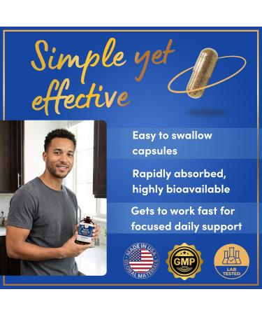 Male Fertility Supplement with Maca Root - Mens Health Conception Fertility Prenatal Vitamins Plus Natural Extracts - Prenatal Fertility Supplements for Men - 3rd Party Tested - 120 Capsules 2 Month 120 Count (Pack of 1) - Buy Online on GoSupps.com