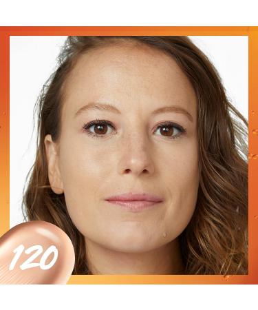 Maybelline New York Super Stay Up To 24H Skin Tint Foundation skin-like coverage with Vitamin C* Shade 120 30 ml & New York Matte + Poreless Pressed Face Powder Makeup Translucent 8.5 Grams - Buy Online on GoSupps.com