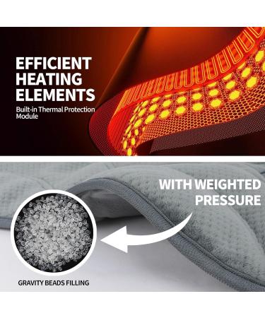 Buy Heated Shoulder Brace - Portable Cordless Heating Pad with 3 Heat Settings for Men & Women - One Size Fits All - Buy Online on GoSupps.com