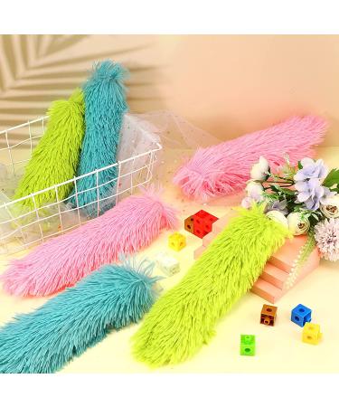 6 Pcs Catnip Interactive Kicker Toy Set - Plush Fabric Sticks for Chasing, Chewing, and Exercising - Catnip Filled Cat Toys for Puppy and Kitty - Grass Green, Blue, Pink - 10.6 Inch - Buy Online on GoSupps.com