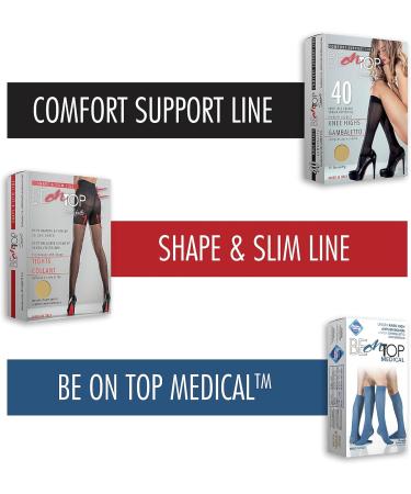 BEONTOP Gambaletto 70 Gradual Women 17-18 mmHg Comfort Support - Navy Blue Compression Stockings for Optimal Relief - Buy Online on GoSupps.com