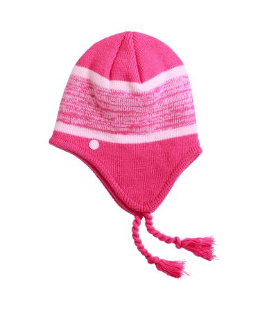 C9 Champion Kids' Peruvian Hat with Ear Flaps and Fleece Lining Girls' Pink Peruvian