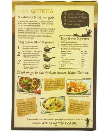 Artisan Grains | Royal Quinoa | 1 x 220g - Buy Online on GoSupps.com