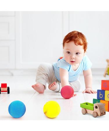 Set of 9 Colorful Soft Foam Balls for Kids - 6.5 cm Tennis Balls - Perfect for Playtime - International Shipping - Buy Online on GoSupps.com