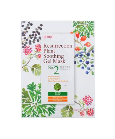 Petitfee Resurrection Plant Soothing Gel Beauty Mask 10 Sheets 30 g Each