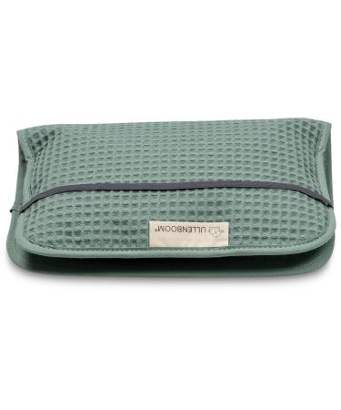ULLENBOOM diaper pocket for on the go waffle uni sage green made in EU - diaper bag for up to 3 diapers wet wipes & other accessories ideal as wrap organizers for the stroller sage -green 18 x 27 cm - Buy Online on GoSupps.com