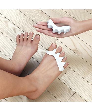 Toe Spreader Hallux Valgus Silicone - 4 Pack Toe Separator for All Toes - Soft Foot Correction Bandage for Men & Women - Buy Online on GoSupps.com