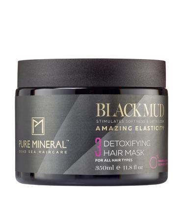 Pure Mineral - Dead Sea Mud Hair Mask - Hydrating, Purifying, Revitalizing - Free of sulfates, parabens, petrolates - 350ml