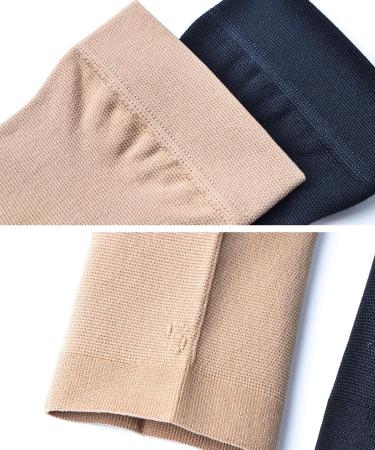 Medical Compression Stockings for Men & Women - 20-30 mmHg Support Socks for Swelling Plantar Fasciitis | 2 Pairs Black - Buy Online on GoSupps.com