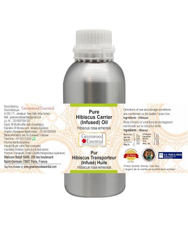 Premium Pure Hibiscus Carrier Oil 300ml | Infused & Therapeutic Grade for Hair Skin & Aromatherapy - Buy Online on GoSupps.com