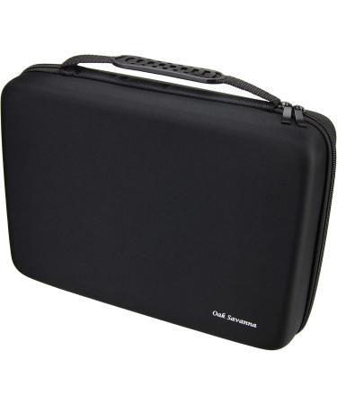 Oak Savanna Hard Shell Carrier Bag for 70 Essential Oil Bottles - Storage for 5ml 10ml 15ml - Compatible with DOTERRA & Young Living - Black - Buy Online on GoSupps.com