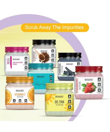 DR.RASHEL De-Tan Face & Body Scrub 12.84 Fl Oz Exfoliating Face Wash with Natural Extracts for Tan Removal Blackhead Remover & Oil Control Cleanser Suitable for Most Skin Types - 380ml - Buy Online on GoSupps.com