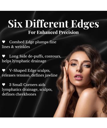 Detailer Stainless Steel Gua Sha Tool - Facial Massager for Jawline Sculpting & Lymphatic Drainage | International Shipping Available - Buy Online on GoSupps.com