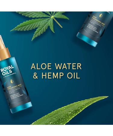 Head & Shoulders Royal Oils Hair Freshening Mist Spray 4.2 Fl Oz - Curly Hair Product with Aloe Water and Hemp Oil - Buy Online on GoSupps.com
