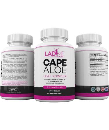 Pure Cape Aloe Herbal Laxative for Women - 90 Capsules - Natural Constipation Relief & Colon Cleanse Supplement by Ladyme - Buy Online on GoSupps.com