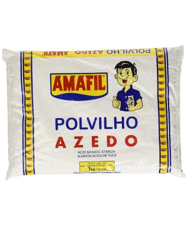 Sour Manioc Starch Amafil- 35.2 oz | Polvilho Azedo Amafil - 1 kg