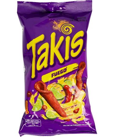 3-pack Takis - 3 x 100 g - different flavors - Variety box tortilla chips (Fuego Volcano & Dragon Sweet Chili) - Buy Online on GoSupps.com
