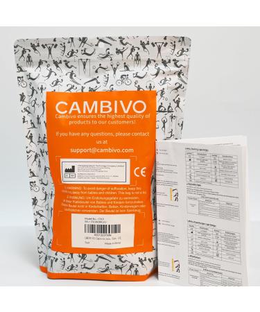 Cambivo Compression Stockings for Men & Women 2 Pairs of Compression Socks for Running Sports Travel & Cycling - L-XL Black & Blue - Buy Online on GoSupps.com