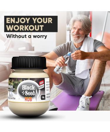 HERBOGANIC Black Seed Rub | Infused with Soothing Properties | Crafted to Provide Comfort to Joints Muscles Shoulders and Beyond | 3.5 oz. Black seed 3.53 Ounce ( Pack of 1 ) - Buy Online on GoSupps.com