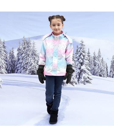 SimpliKids Kids Ski Mittens Black Solid S(4-6Y) - Insulated & Waterproof Snow Gloves for Children - Buy Online on GoSupps.com