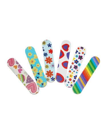 ZMOI (1 Dozen) Colorful Girly Mini Emery Board Nail Files 12 Count (Pack of 1) - Buy Online on GoSupps.com