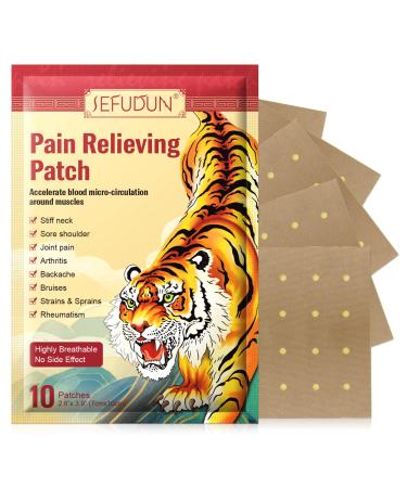 Pain relief patch 10 pieces of pain relief paving pavement for relief from knee pain heat heat pain relief for knees back neck and sore muscles anti -pain plaster