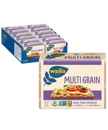 Wasa Crispbread, Multi Grain, 9.7 Ounce (Pack of 12) Multi Grain 9.7 Ounce (Pack of 12)