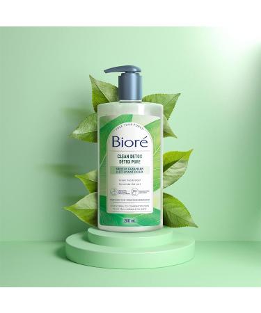 Bior Clean Detox Gentle Face Cleanser for Normal to Combination Skin | Dermatologist Tested Fragrance Free Cruelty Free (Pack of 2) Cleanser Duo 200 ml (Pack of 2) - Buy Online on GoSupps.com