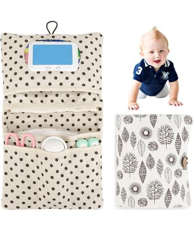 Divono 2-in-1 Baby Diaper Bag & Cosmetic Organizer - Compact Stylish On-the-Go Diaper Bag with Stroller Wrap & Storage Solutions - Buy Online on GoSupps.com