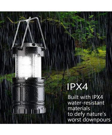 Camping Lantern 4 Pack - Brightness Adjustable LED Lights for Camping, Emergency, Hiking - Collapsible & Waterproof - Ideal for Power Outages & Hurricanes - Buy Online on GoSupps.com
