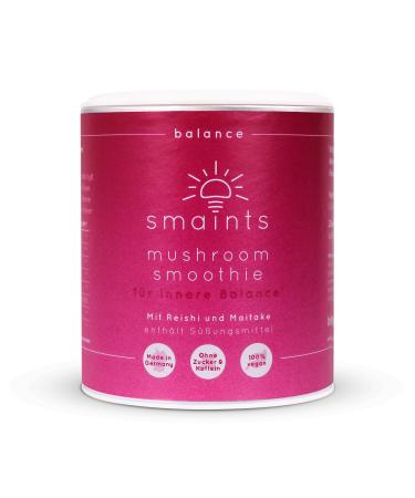 smaints Mushroom Smoothie Powder - Balance fruit powder with Reishi Maitake Rhodiola Maca Shatavari Inulin and much more. - Buy Online on GoSupps.com