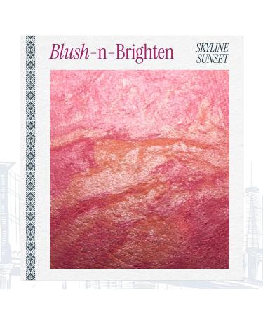 LAURA GELLER NEW YORK Limited Edition Baked Blush-n-Brighten Marbleized Blush - Skyline Sunset - Pink Color for Cheeks 00 Skyline Sunset 2.5 Ounce (Pack of 1) - Buy Online on GoSupps.com