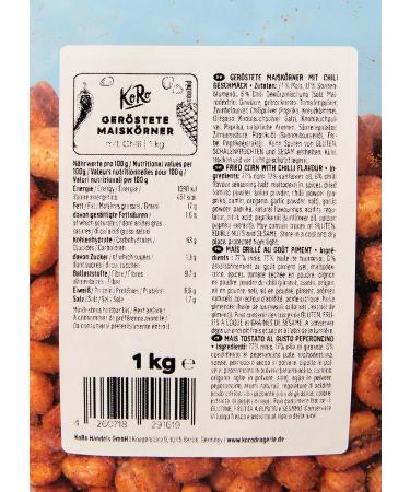 KoRo - Salted roasted corn with chili pepper 1 kg - Buy Online on GoSupps.com
