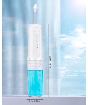 Kaaeiccr Neti Pot Nasal Irrigation System 300ml 2 Flushing Modes USB C Rechargeable for Sinus Relief Allergy Care Portable Nose Washing with Adjustable Flow - Buy Online on GoSupps.com