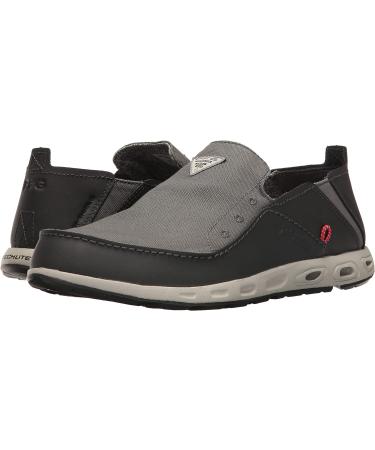 Columbia Men's Bahama Vent PFG Boat Shoe 10.5 - Titanium/Bright Red - Buy Online on GoSupps.com