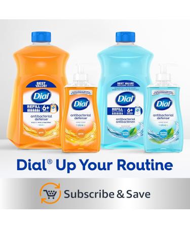 Dial Antibacterial Defense Liquid Hand Soap + Aloe Aloe Scent 52 Fl Oz Hand Soap Refill (Pack of 3) Dermatologist-Tested Gentle Formula - Buy Online on GoSupps.com